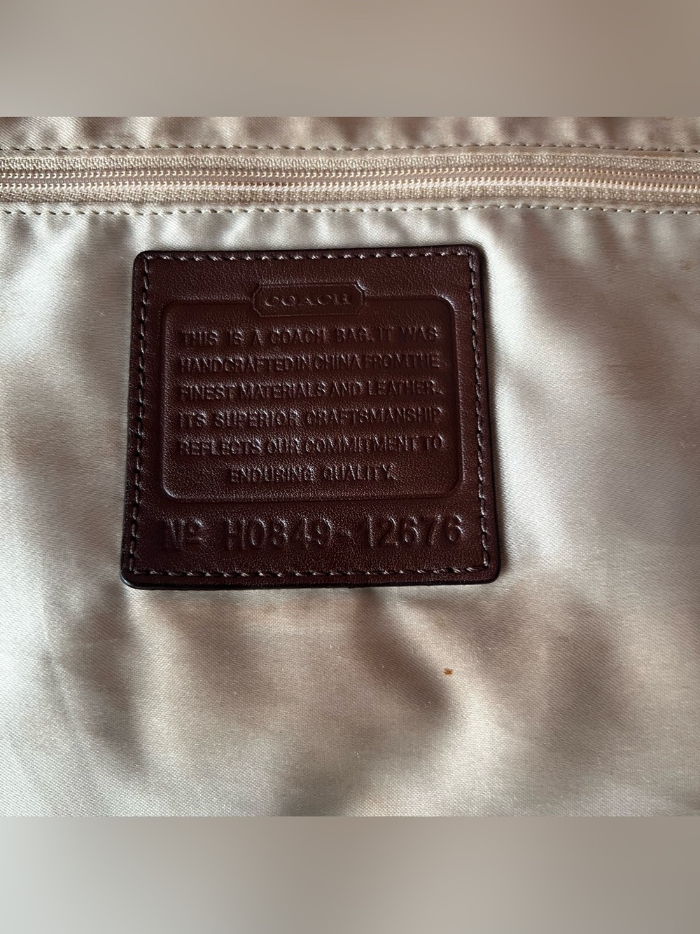Vintage Coach Large Signature Hobo Bag - Picture 5 of 8